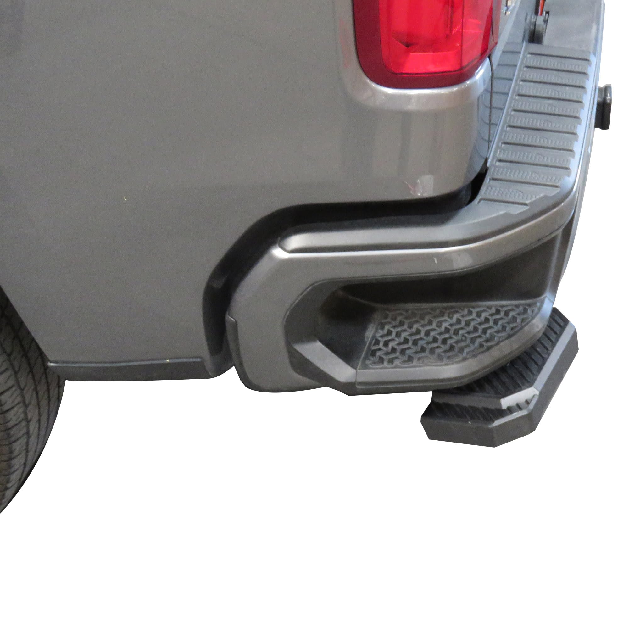 Retractable Black Horse Truck Bed Corner Step Compatible with 2019-2024 Chevrolet Silverado 1500 |2019-2024 GMC Sierra 1500 -TBCGM19