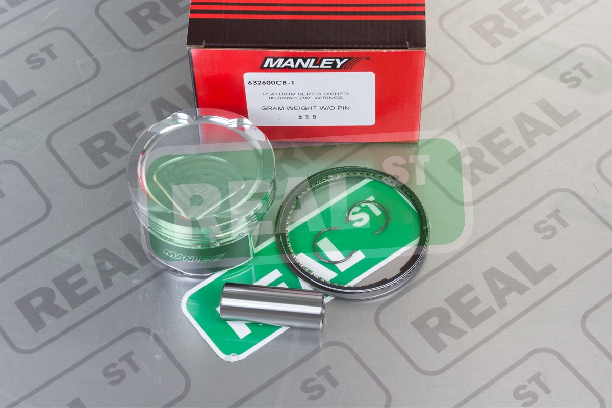 632600CB-1 Manley Piston Kit (13+ Subaru BRZ FA20 86mm STD Grade B Bore 10:1 Dish SINGLE), 1 Pack