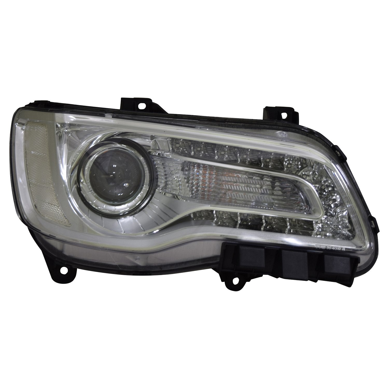 Right TYC Headlight Assembly Compatible with 2015-2017 Chrysler 300