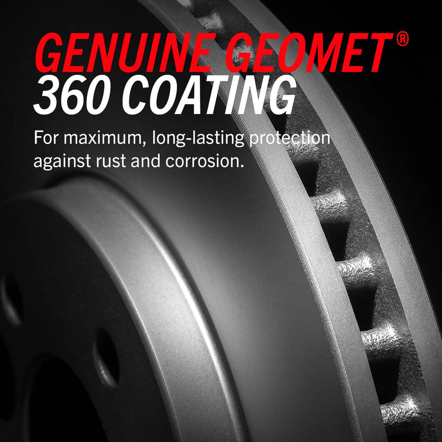 Power Stop AR82196EVC Genuine Geomet Coated Rear Brake Rotor For Buick Envision 2016-2018 [Model Specific]