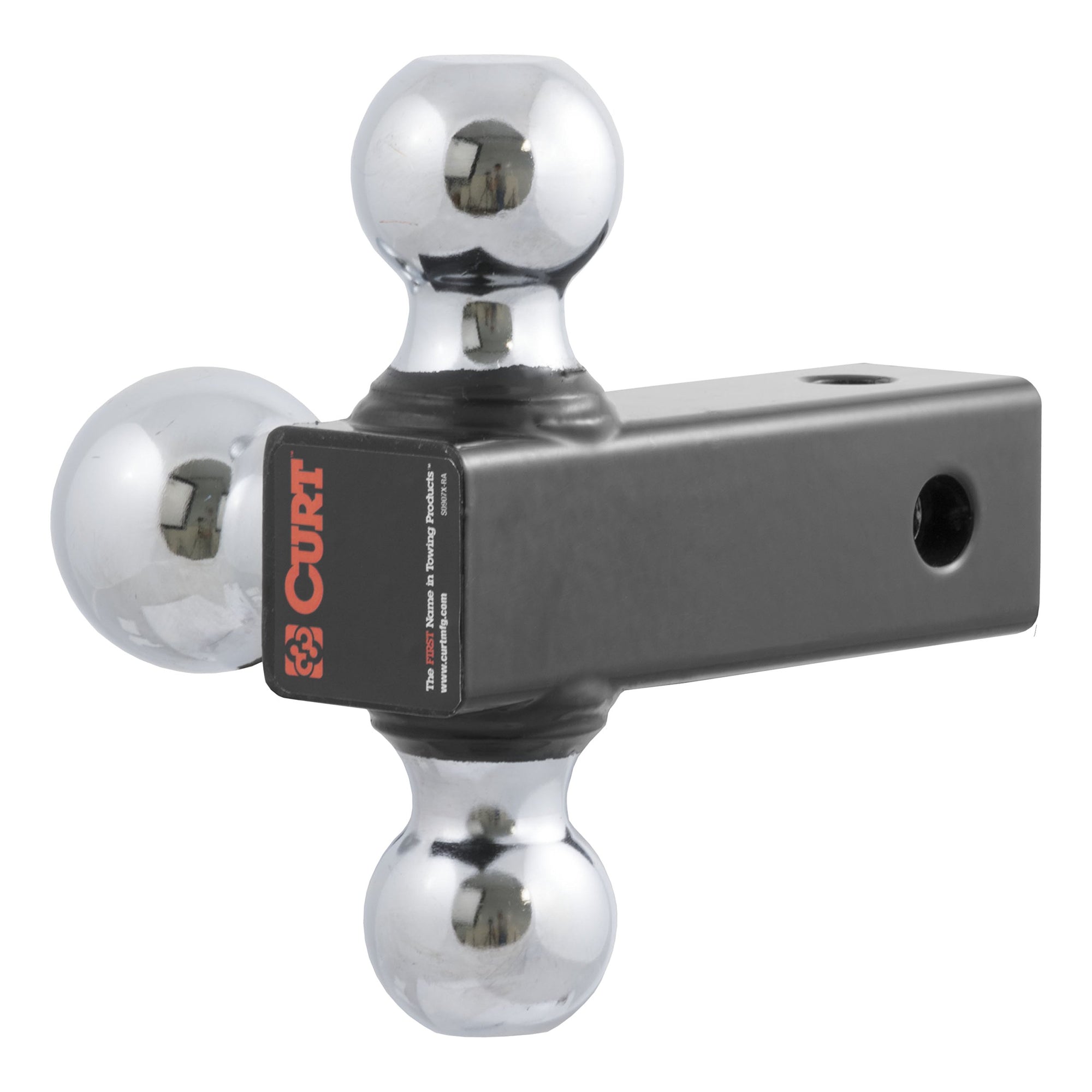 CURT Replacement 45800 Adjustable Trailer Hitch Ball Mount Head with 3 Balls for CURT #45799