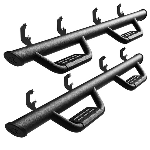 Tyger Auto Running Boards Tyger Access Compatible with 2019-2026 Chevy Silverado GMC Sierra 1500; 2020-2026 2500 3500HD (Not Fit 19 LD) | Double Cab | TG-AS2C24036 | Textured Black Drop Step Rail