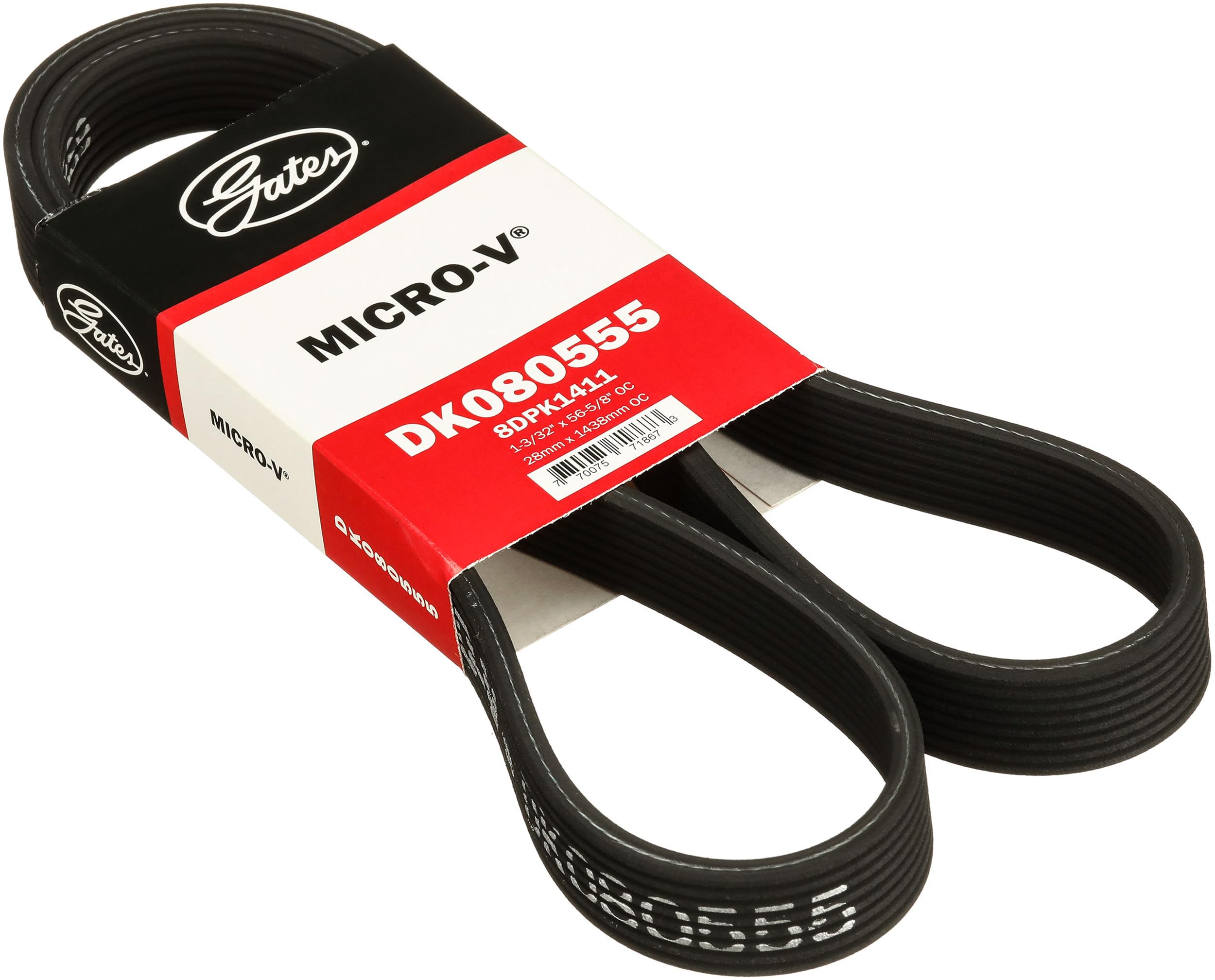 Gates DK080555 Genuine Micro-V Dual-Sided Serpentine Drive Belt
