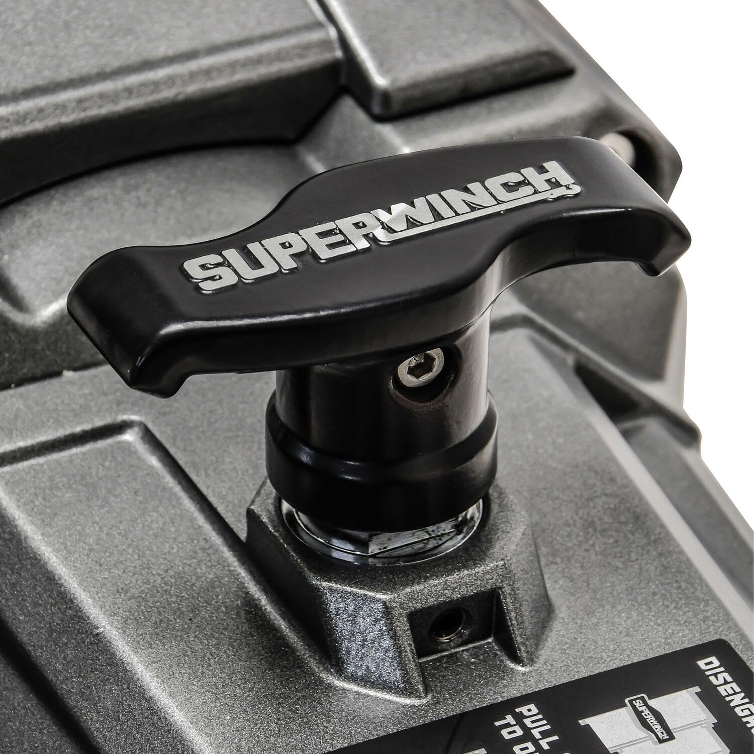 12V DC Superwinch SX12 Waterproof Recovery Winch 12,000lb/5,443kg Single Line Pull with Roller Fairlead 3/8in x 85ft Steel Wire Rope Corded Handheld Remote No-Bind Clutch