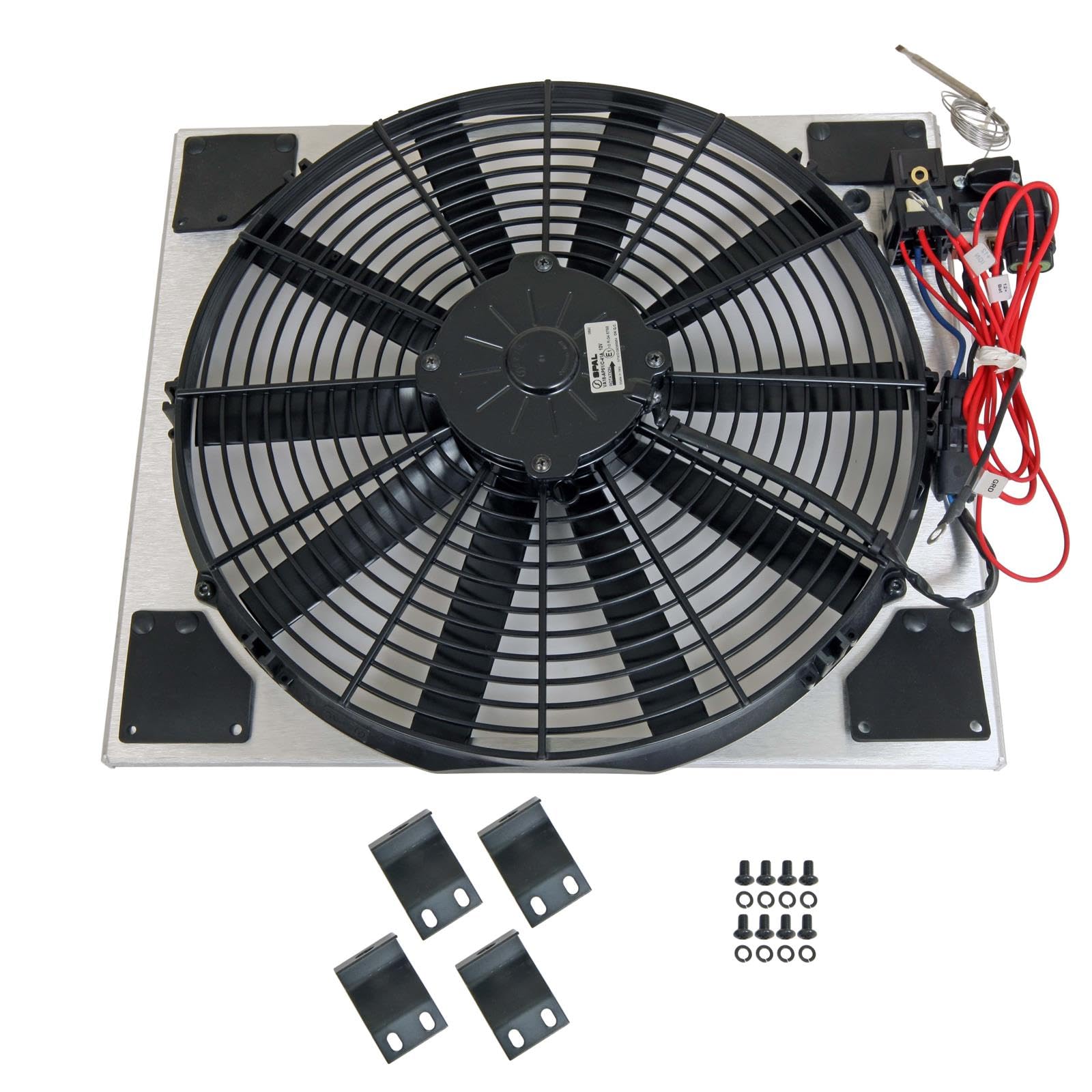 64-6 Alum Rad Elec Fan&Shroud Scott Drake (C3DZ-8146-8600A)