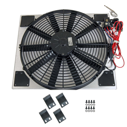 64-6 Alum Rad Elec Fan&Shroud Scott Drake (C3DZ-8146-8600A)