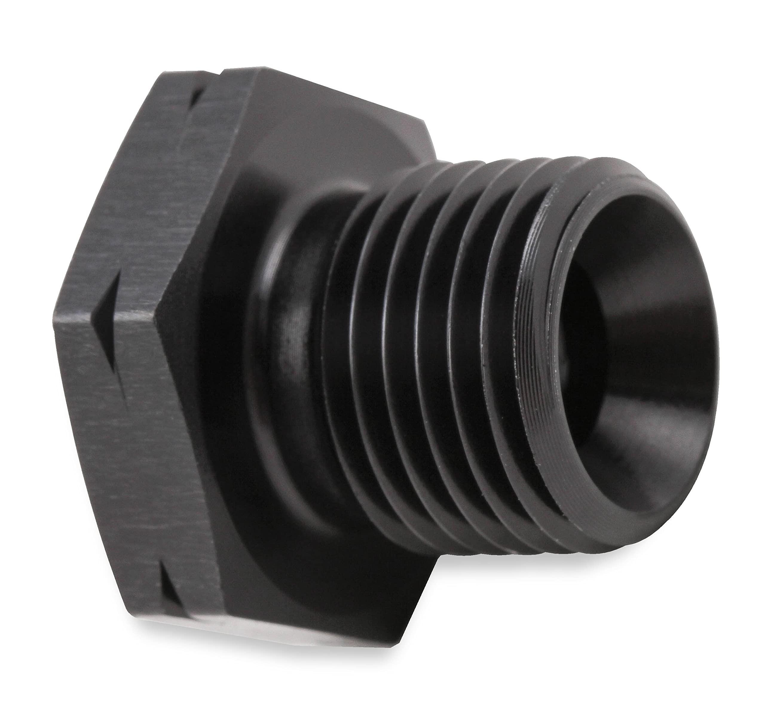 GM LS Earl's AT9919AUJERL Oil Pressure Gauge Adapter Fittings - Black