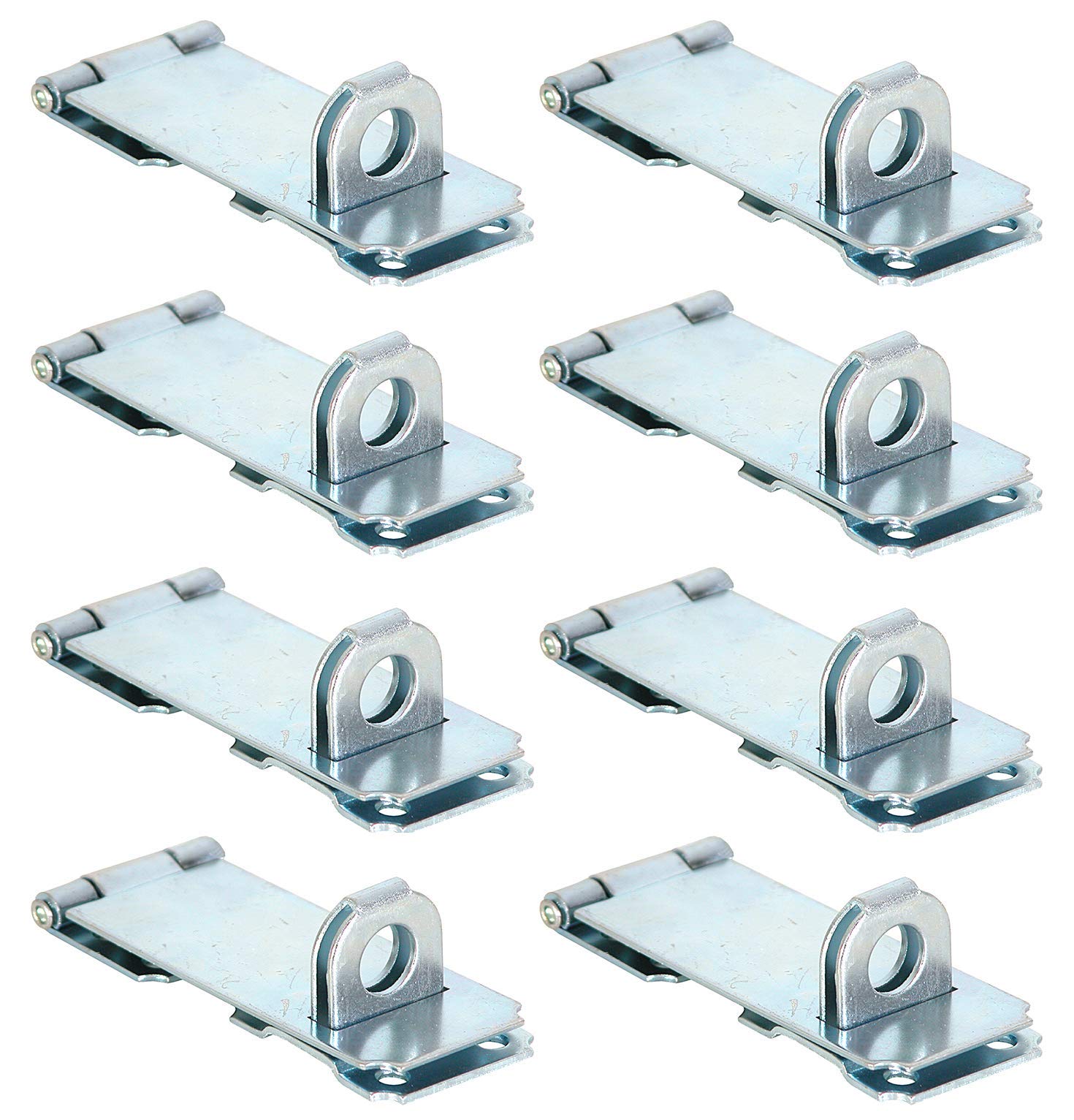Hinged Security Hasp Buyers Products - 1.46 x 3.47 Inch - Zinc Plated