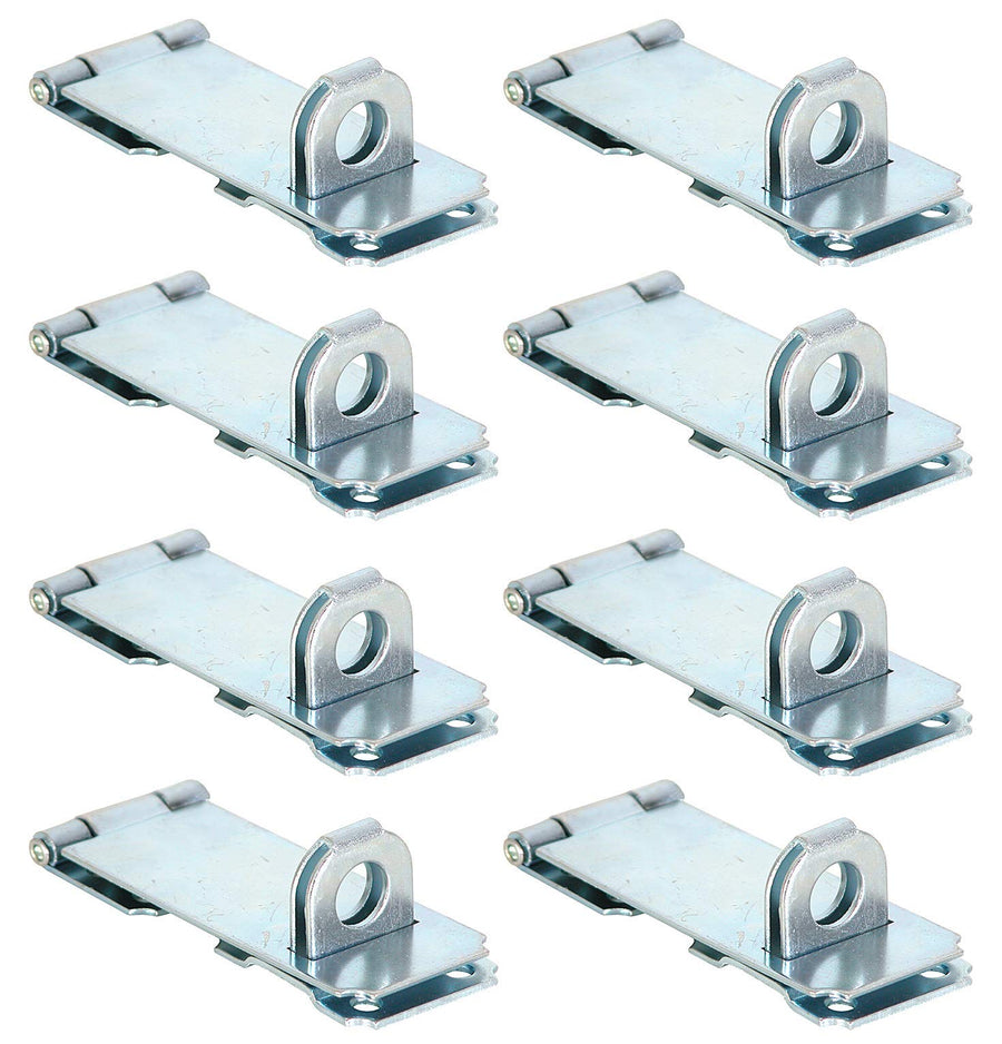 Hinged Security Hasp Buyers Products - 1.46 x 3.47 Inch - Zinc Plated