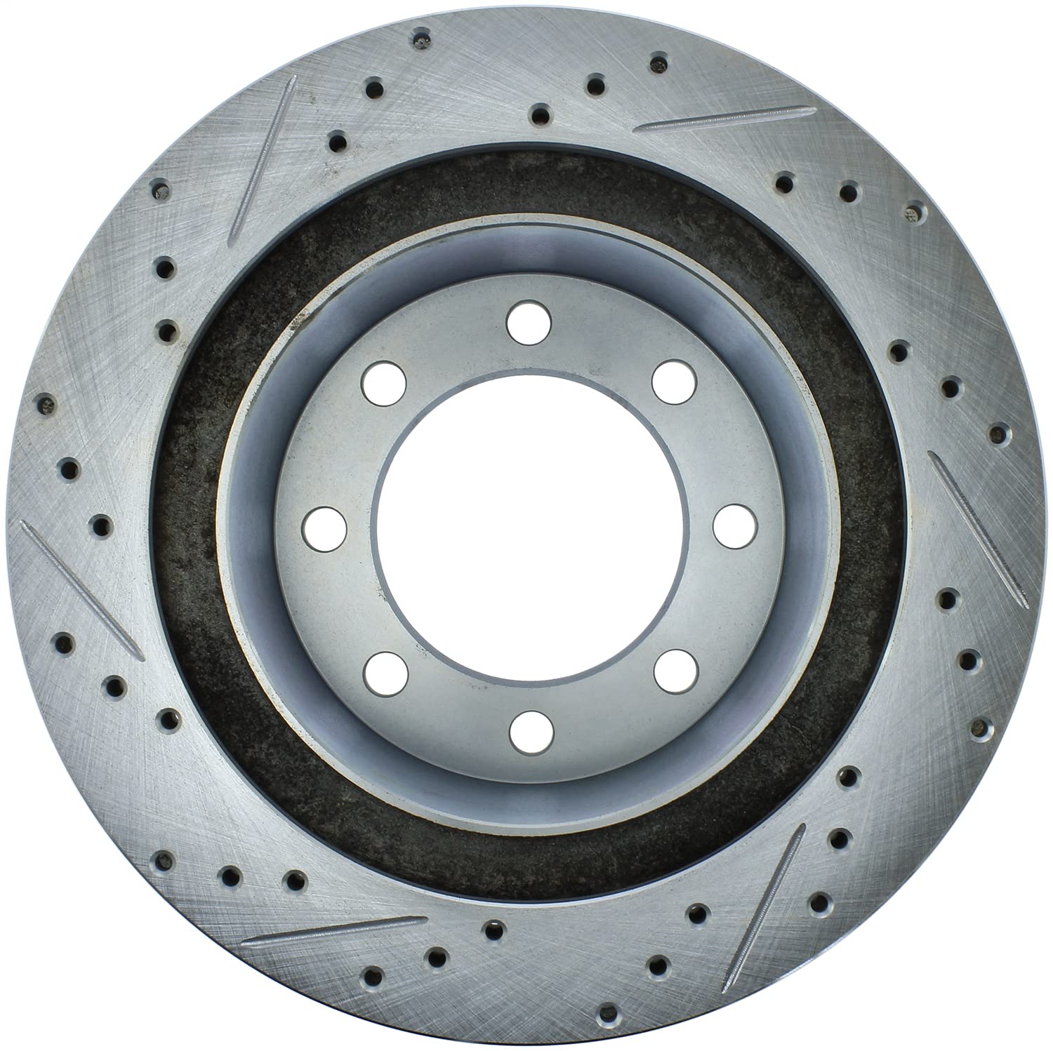 Left Stoptech 227.67062L Select Sport Drilled & Slotted Rotor