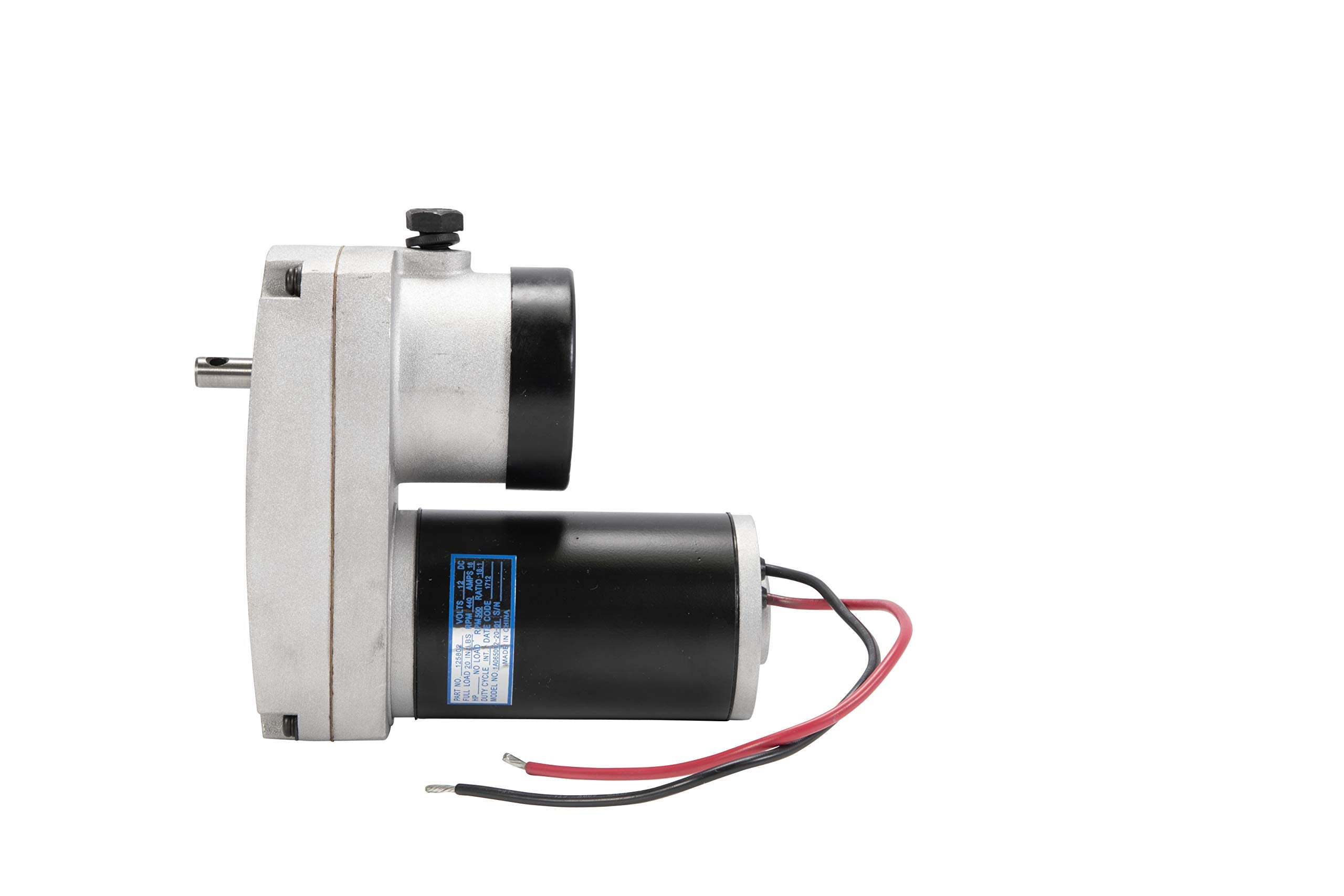 12-Volt DC Lippert Replacement 18:1 Tuson Through-Frame Slide-Out Motor Assembly without Actuator, 30 Amps, 9,000 RPM - 125802