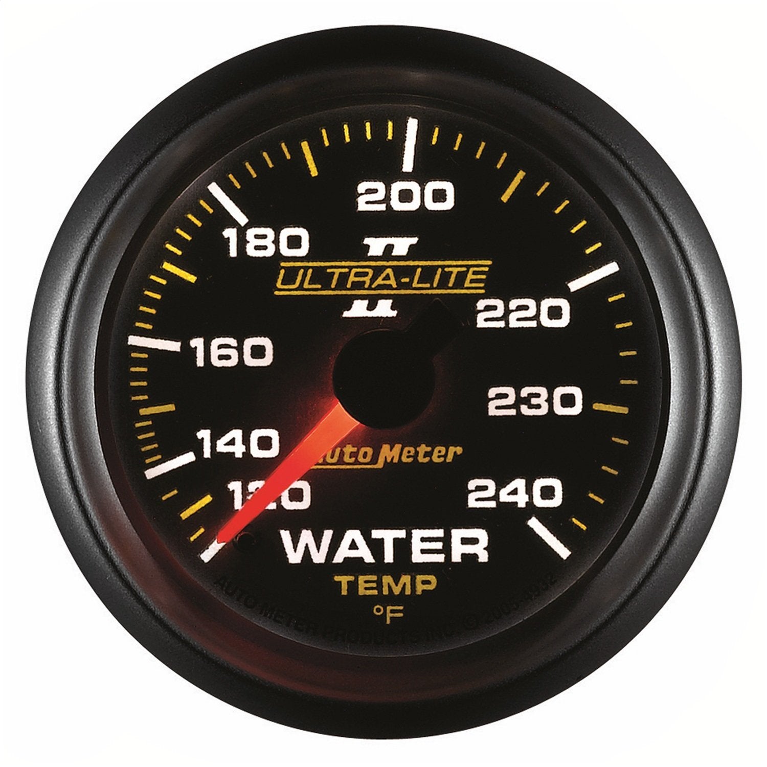 Auto Meter Ultra-Lite II 2-1/16" 120-240 Degree F Mechanical Water Temperature Gauge 4932