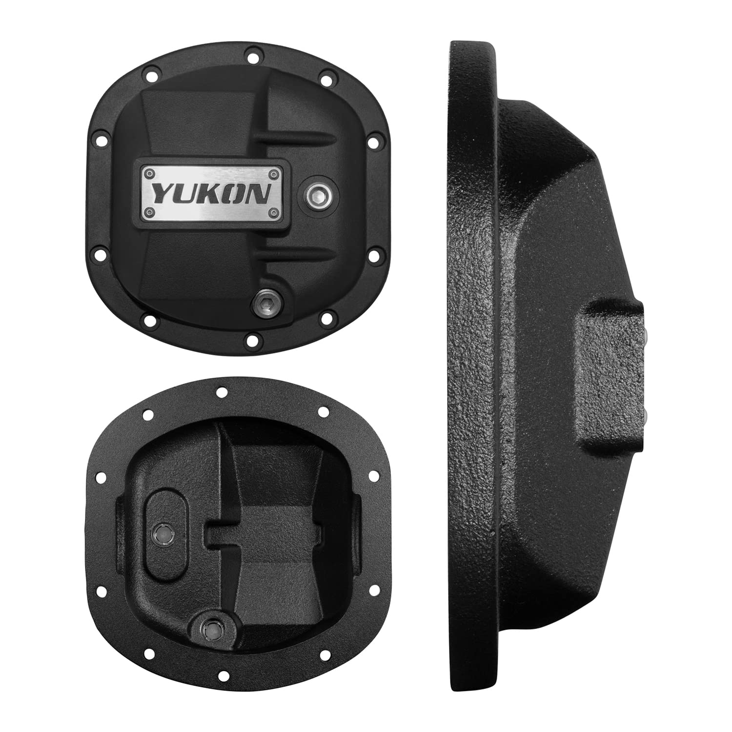 Stage 3 Re-Gear Kit Yukon w/Diff Covers for Dana 30/44, 4340 Chromoly Fr Axles, 4.56 Ratio, 24 Spline, Compatible with Jeep JK, YGK012STG3