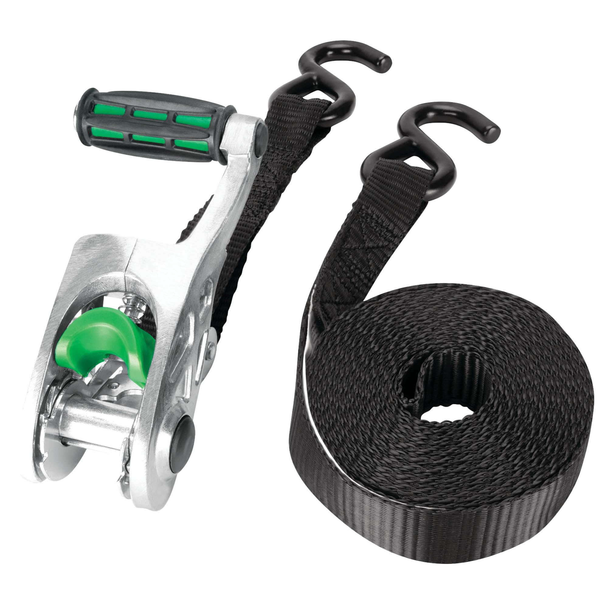 2Pk Performance Tool W1862 1-Inch X 14' Tie Down Straps - Heavy Duty Lashing Straps with Cam Buckle for Securing Cargo, Trucks, Trailers, and More