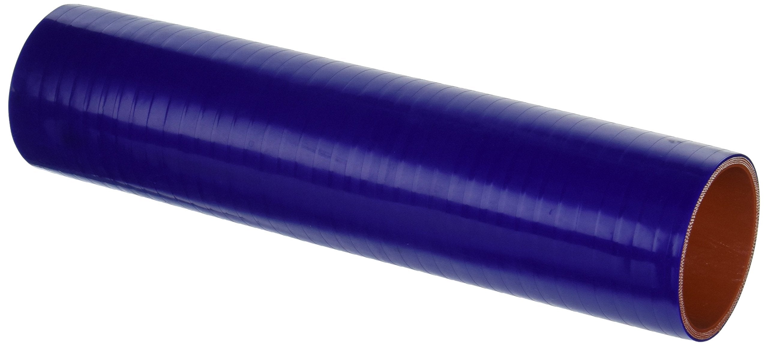 HPS Silicone HTST-256-BLUE High Temperature 4-ply Reinforced Tube Coupler Hose, 60 PSI Maximum Pressure, 12" Length, 2-5/9" ID, Blue