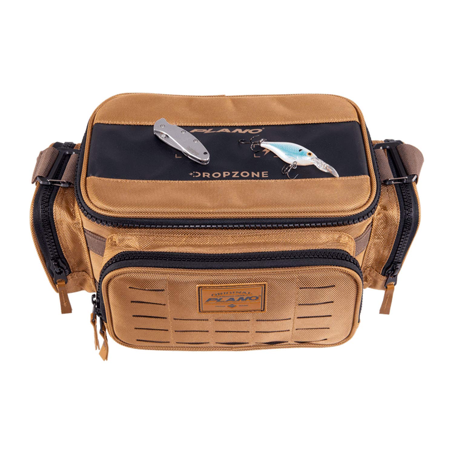 3500 Plano Guide Series Tackle Bag, Beige, Includes 5 3500 Stowaway Organization Boxes, Premium Soft Fishing Tackle Storage, Waterproof & Non-Skid Base
