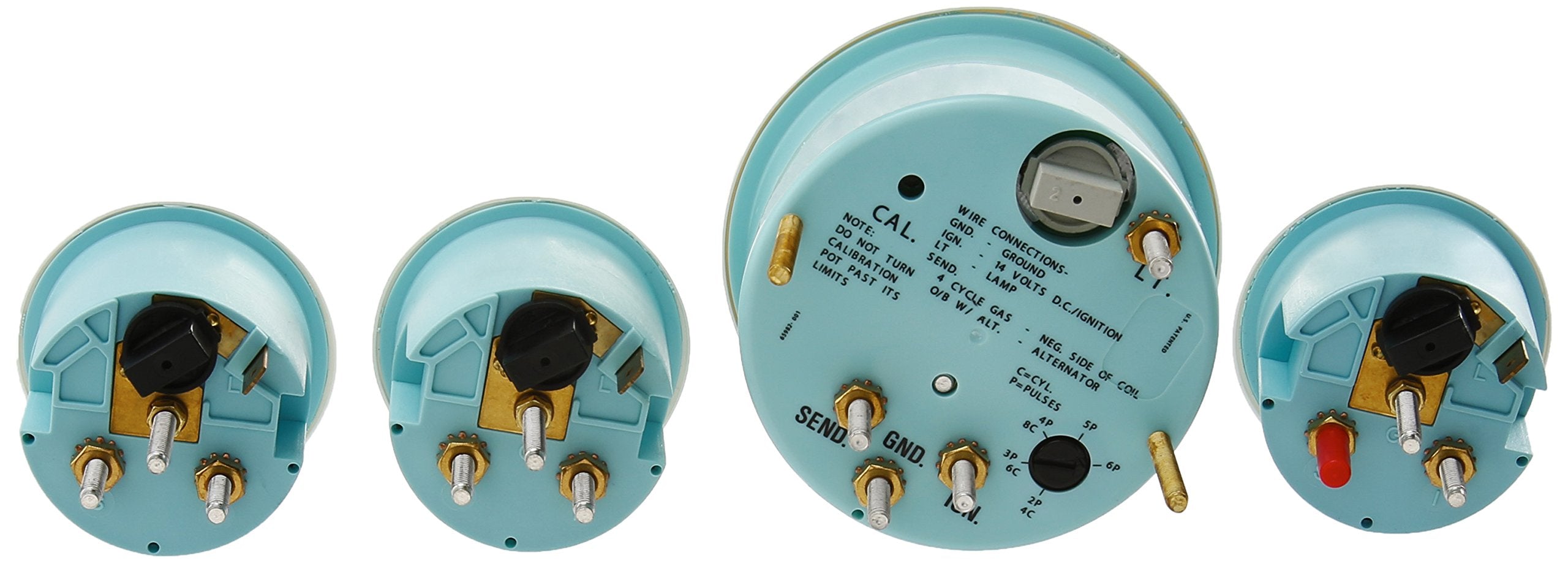 Arctic Twin Engine Sierra International 69724P Add On IB/IO 4 Gauge Set Includes Tach, Oil Press & Water Temp Gauges