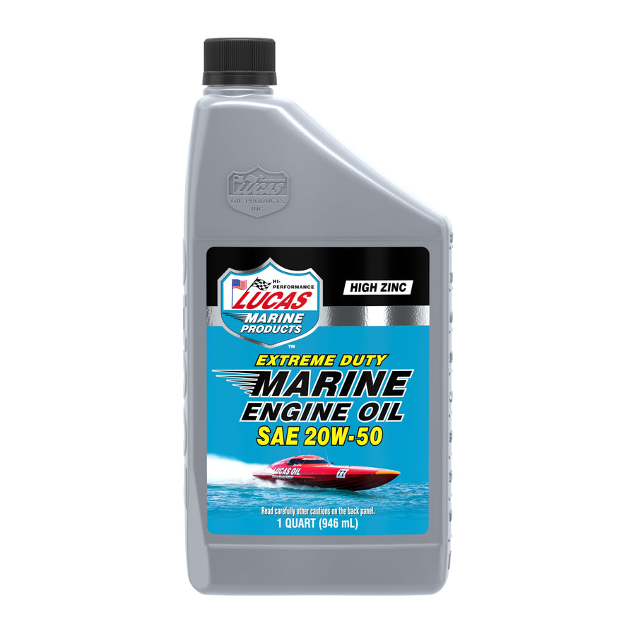 Lucas Oil SAE 20W-50 Marine Engine Oil, 1 Quart (Pack of 1)