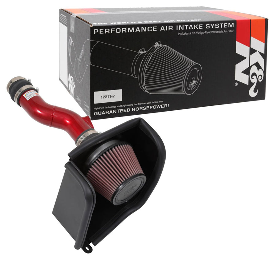 Cold Air Intake System K&N: High-Flow Air Filter, Increase Performance & Acceleration: Compatible with 2017-2020 Honda: Civic SI, 69-1504TR
