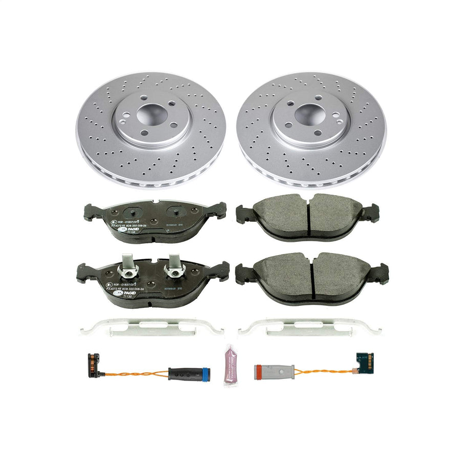 Euro-Stop Power Stop ESK5118 Brake Kit and 3 Front Sensor Wires