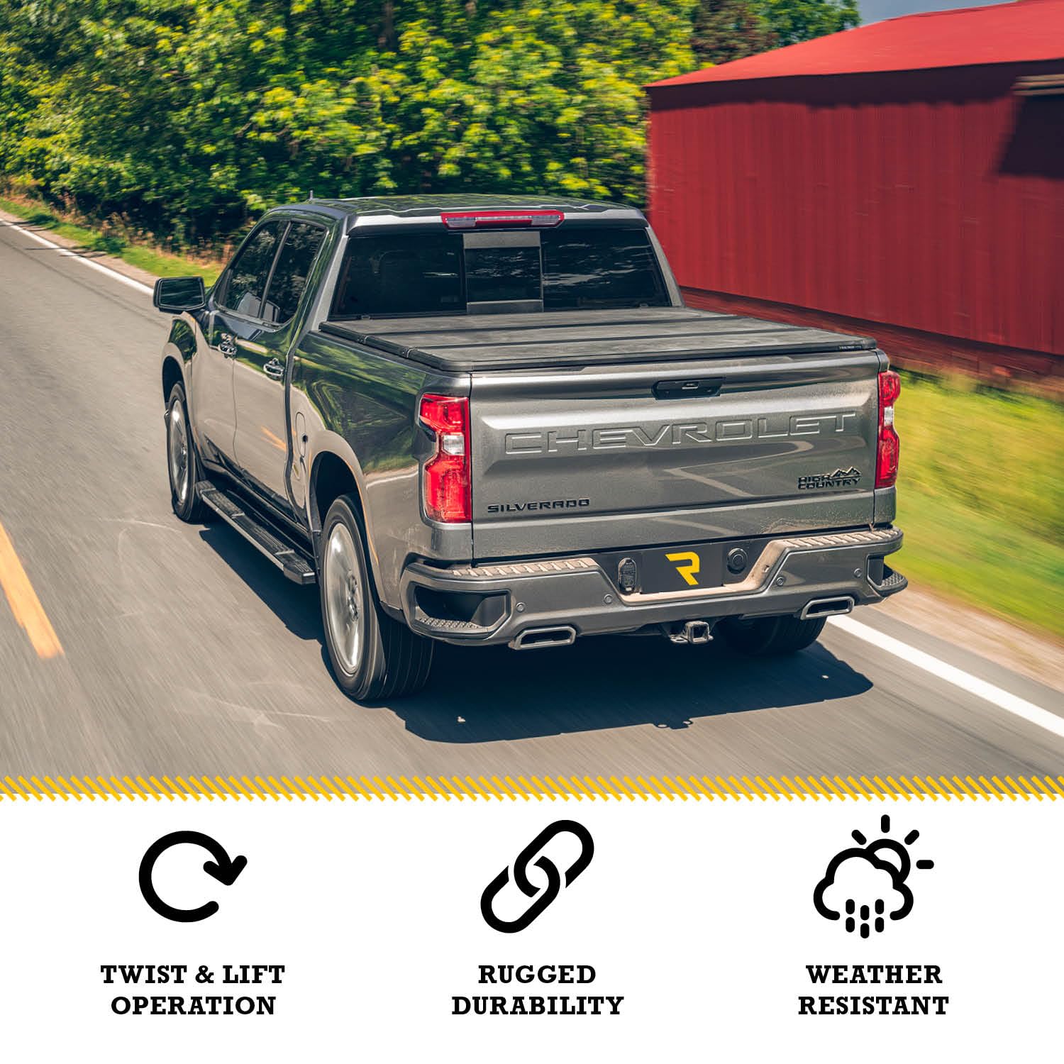 Extang RealTruck Solid Fold ALX Hard Folding Truck Bed Tonneau Cover | 88445 | Fits 2014-2019 Chevy/GMC Silverado/Sierra 1500 5' 9" Bed (69.3")