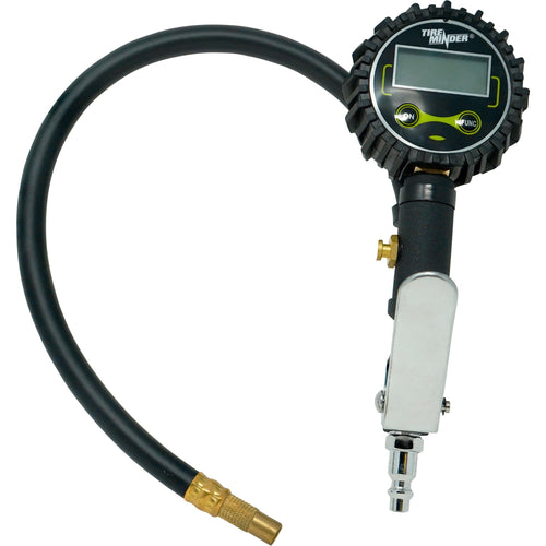 High-Precision TireMinder Digital RV Tire Inflator Gauge - All-Metal, LED Backlight, Model# TM22193VP
