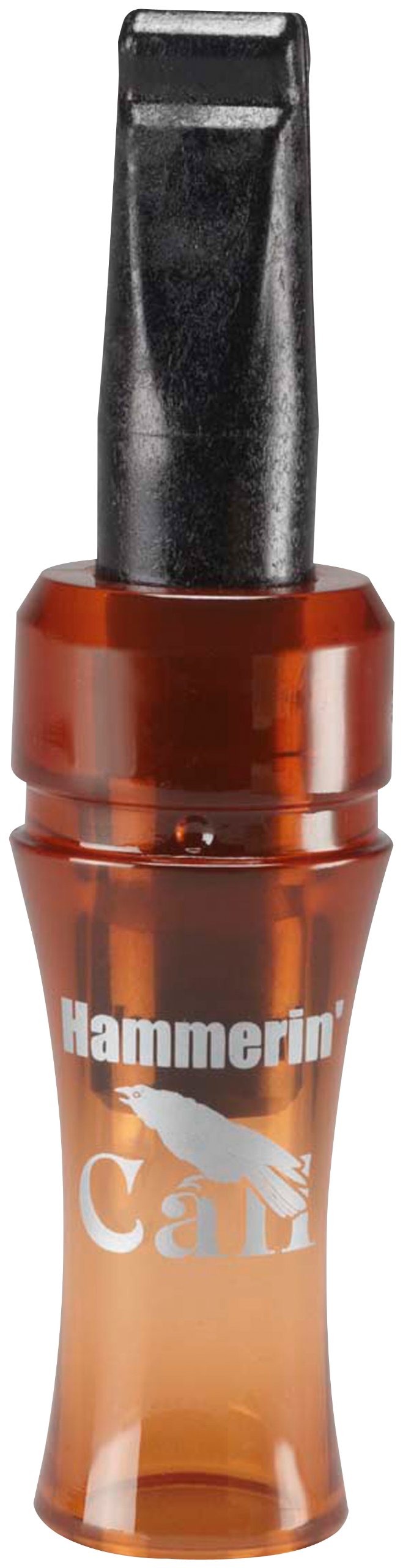 HUNTERS SPECIALTIES Hammerin’ Crow HS Strut Gobbler Locator Root Beer Color Ergonomic Handle Turkey Call, Rootbeer