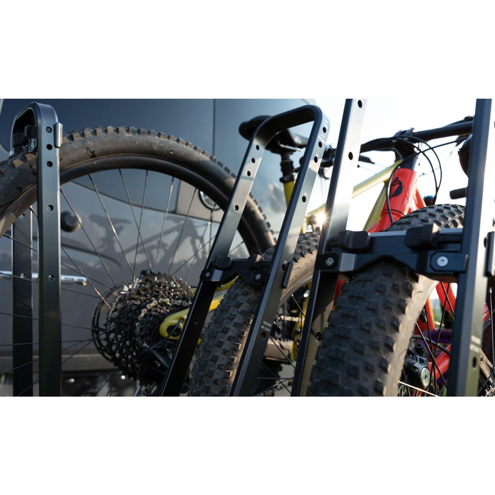 Piston Pro X KUAT 1-Bike Add-On - Rugged Durable Kashima-Coated Portable No Frame Contact Easy-to-Attach Bicycle Rack Expansion Kit Compatible with 2" Piston Pro X LED Hitch Rack