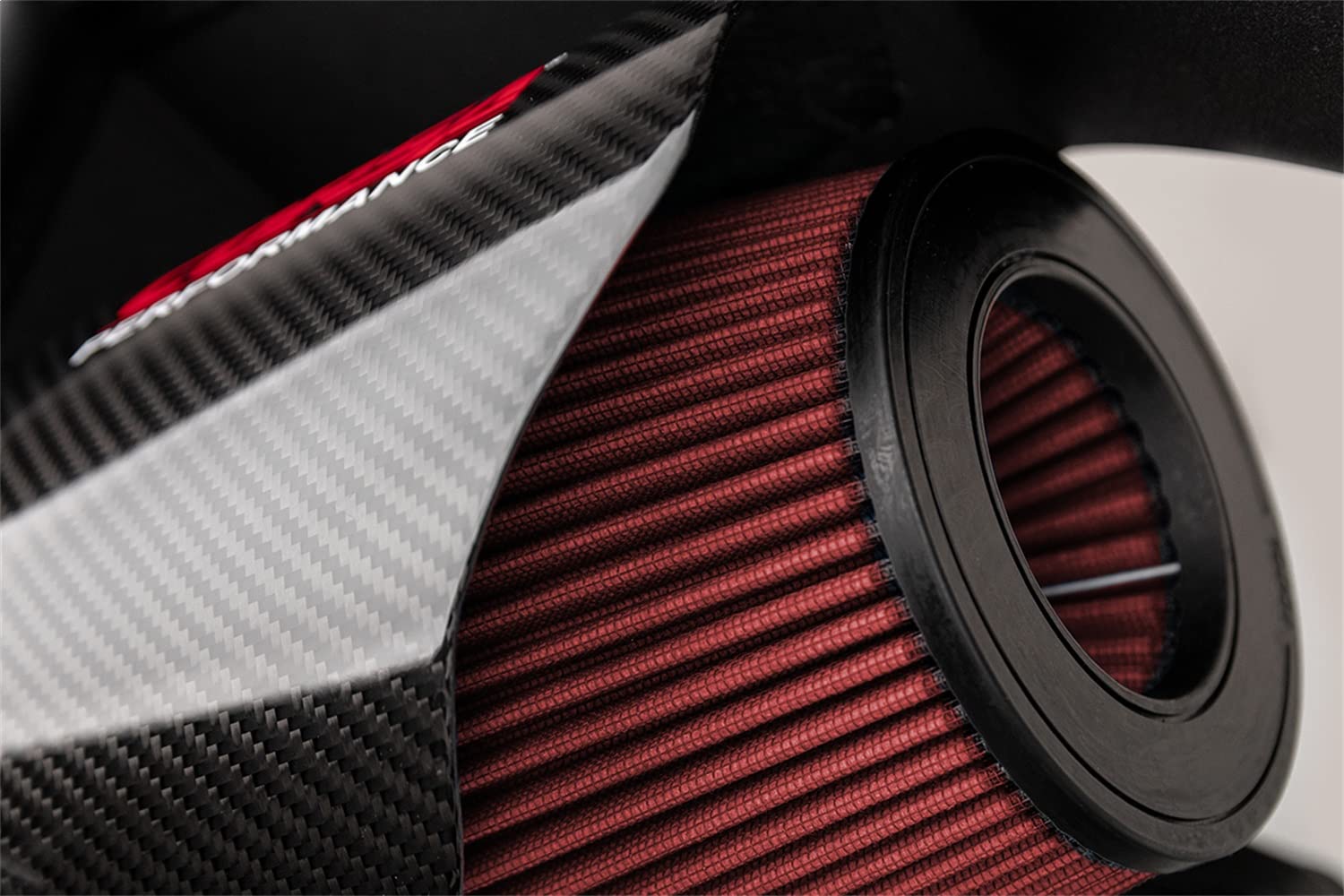 Corsa - CORSA EXHST 19-21 Dodge Challenger SRT/Hellcat/Redeye/Demon Carbon Fiber Air Intake w/DryTech 3D No Oil (44004D)