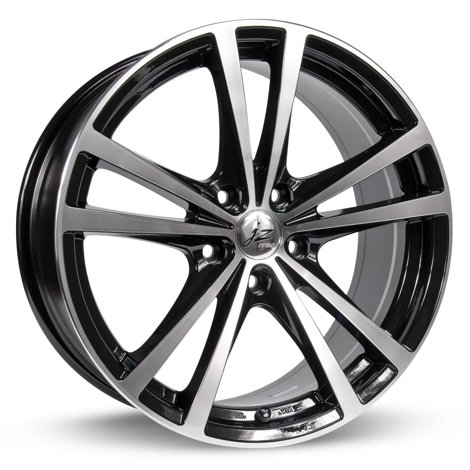 15 x 6.5 FORCE, 4 x 100, 42, 73.1, BLACK MACHINED 081222