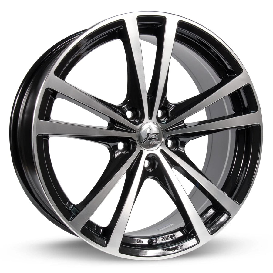 15 x 6.5 FORCE, 4 x 100, 42, 73.1, BLACK MACHINED 081222