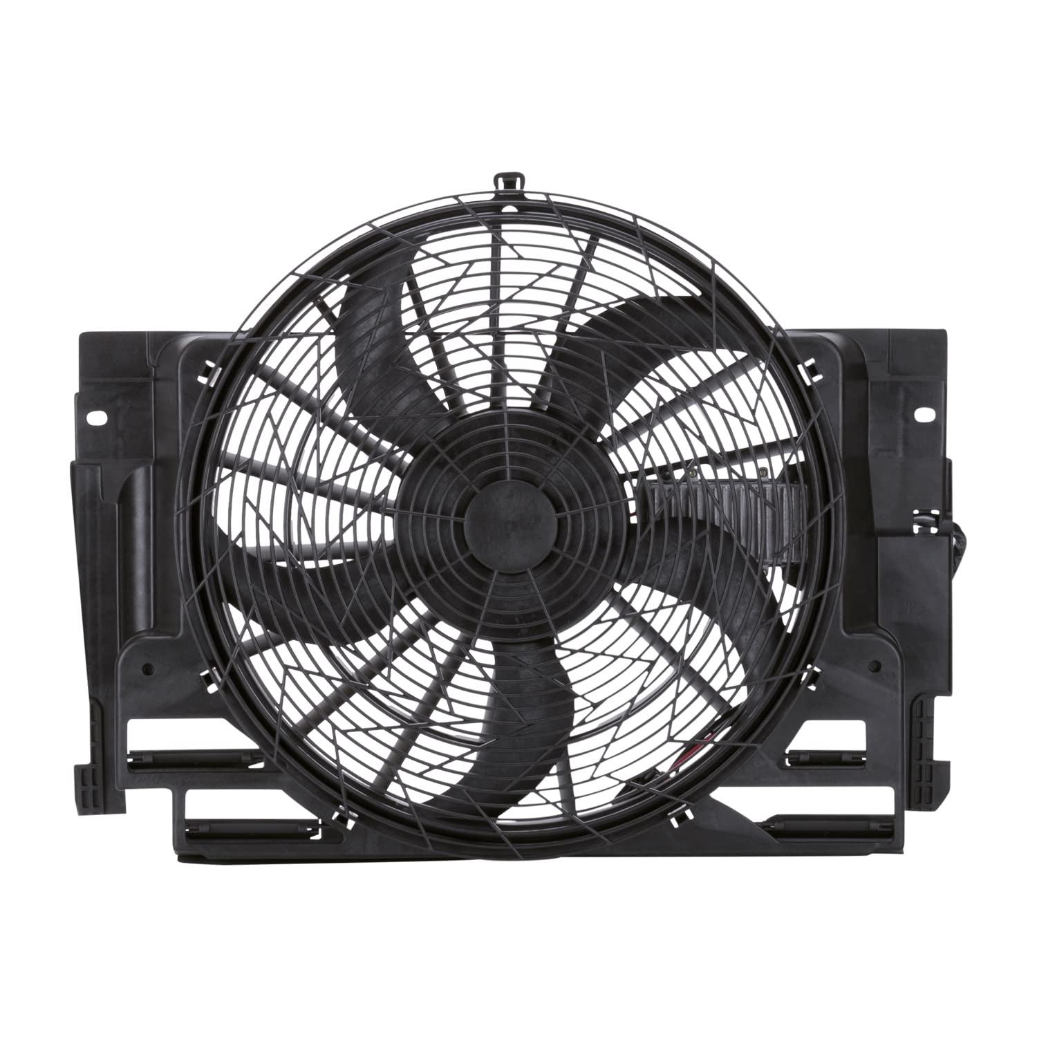 BMW X5 TYC 611400 Compatible Replacement A/C Condenser Fan Assembly, Black