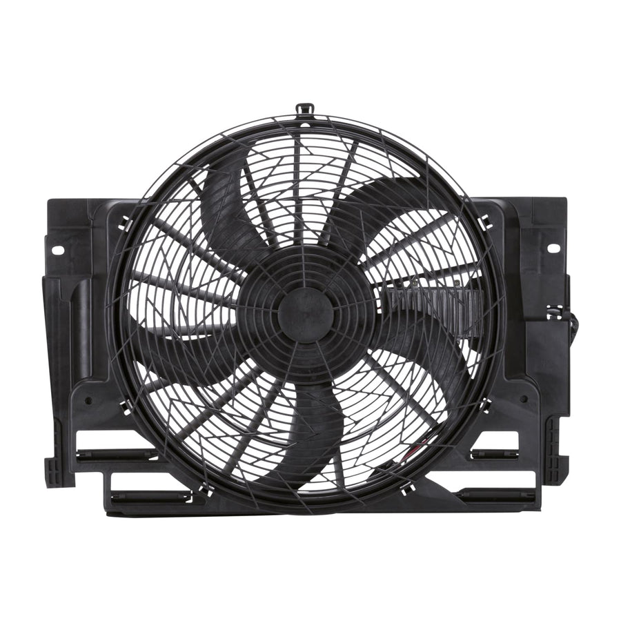 BMW X5 TYC 611400 Compatible Replacement A/C Condenser Fan Assembly, Black