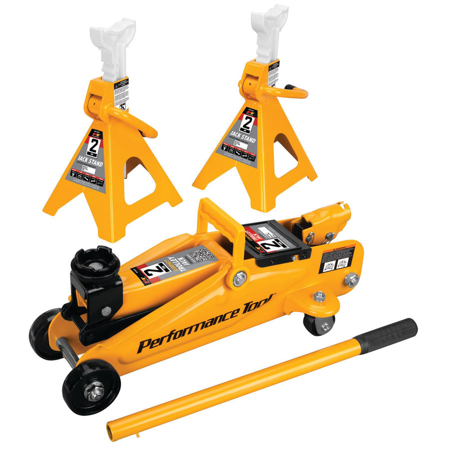 2-Ton Performance Tool Trolley Jack and Stand W1605
