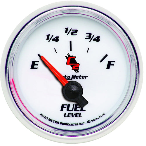 Auto Meter C2 7116 Short Sweep Electric Fuel Pressure Gauge