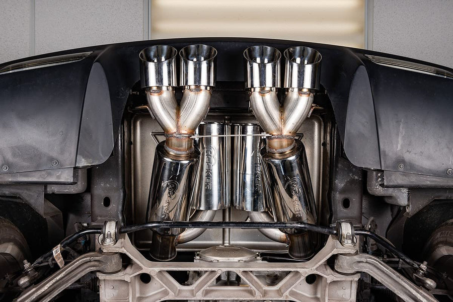 Axle-Back Hooker Blackheart 70401312-RHKR Exhaust w/mufflers