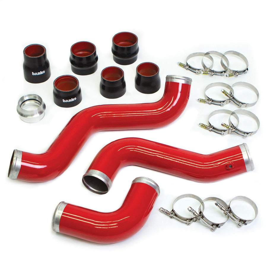 17-19 Chevy/GMC Banks Power 2500HD/3500HD Diesel 6.6L Boost Tube Upgrade Kit - Red (25999)