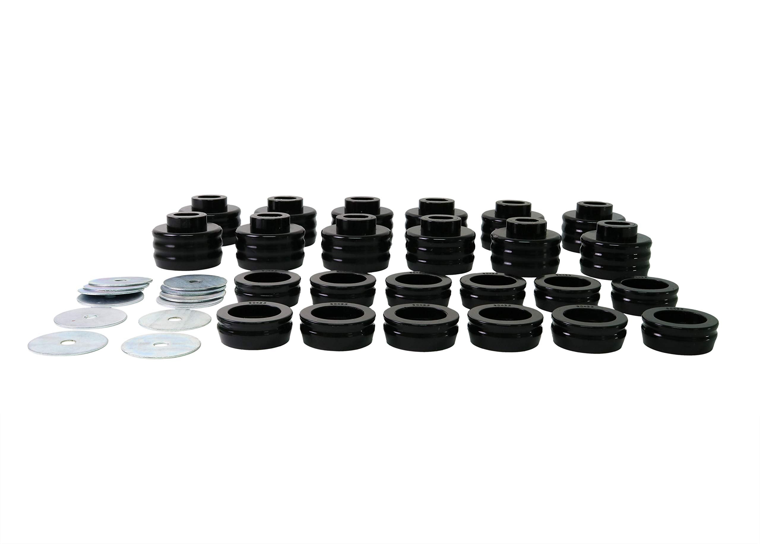 REV220.0054 - Nolathane Body Mount Bushings And Radiator Support Bushings, Black