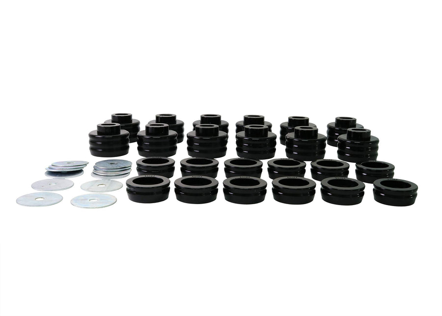 REV220.0054 - Nolathane Body Mount Bushings And Radiator Support Bushings, Black