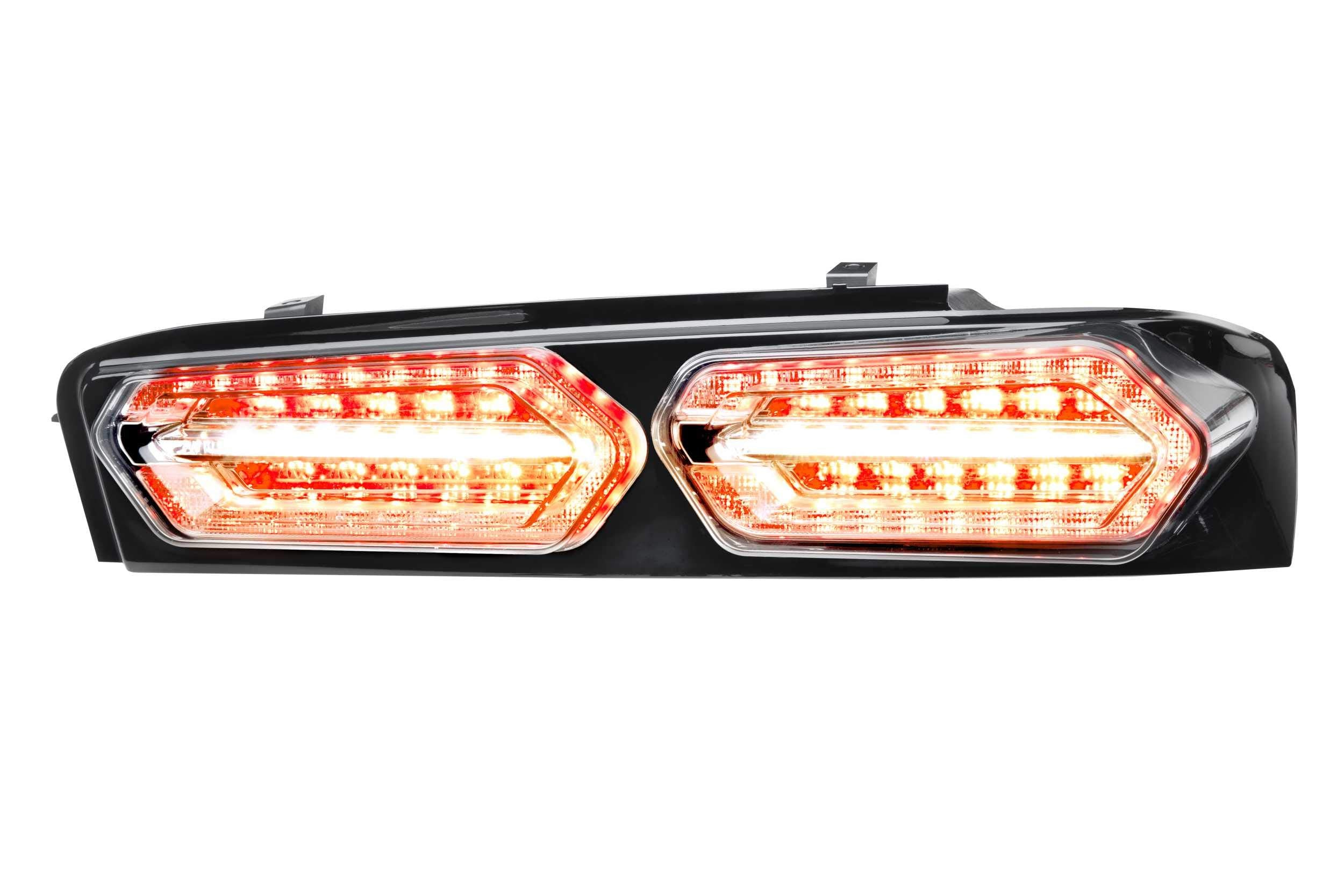 Morimoto LED XB Taillights (Smoked), Plug and Play Housing Upgrade, fits 2016-2018 Chevrolet Camaro, DOT Approved Complete Assembly, LED Sequential Turn Signals, Brake, Reverse Lights (1x LF404)