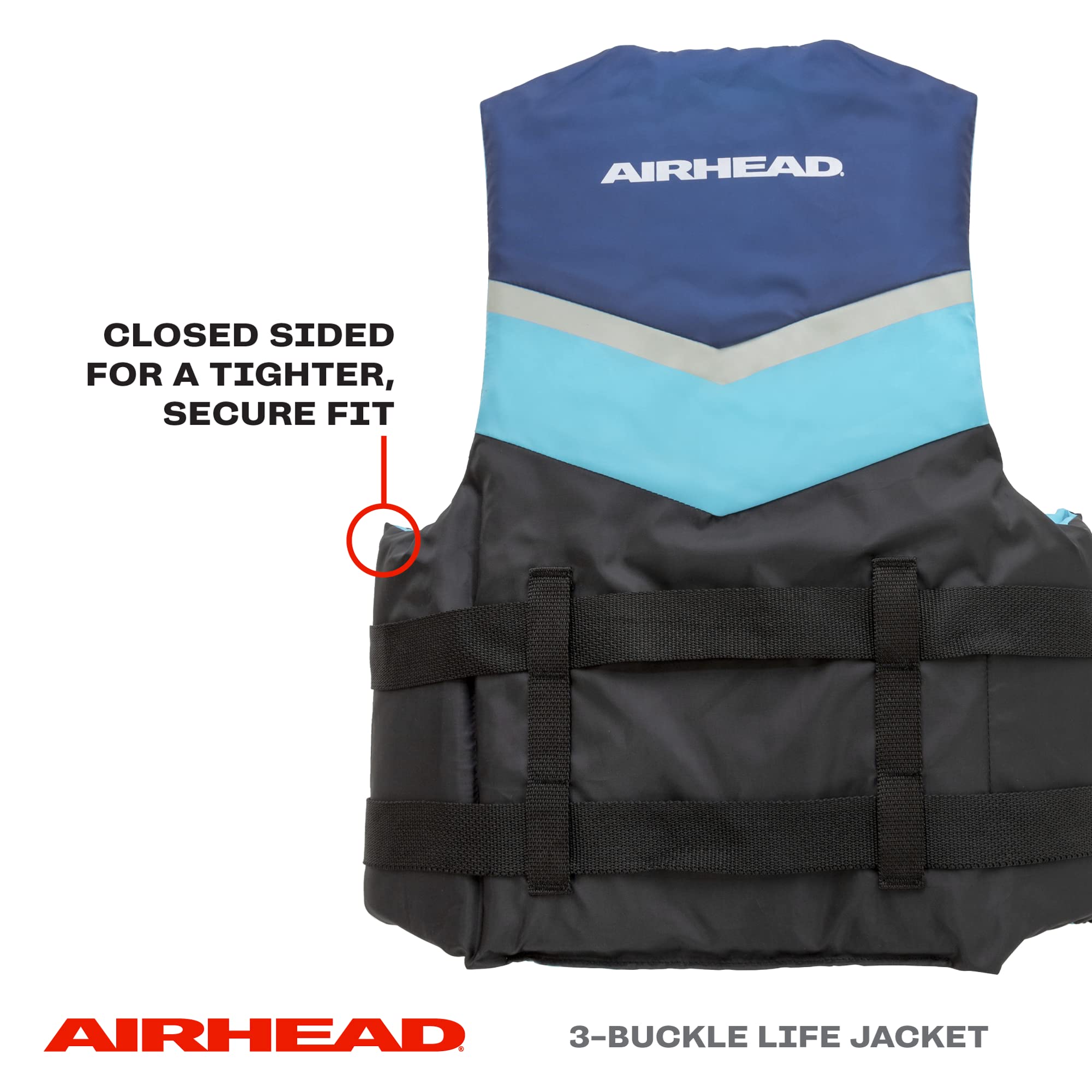 Vibe Airhead Life Vest, Closed Sided PFD, Small/Medium
