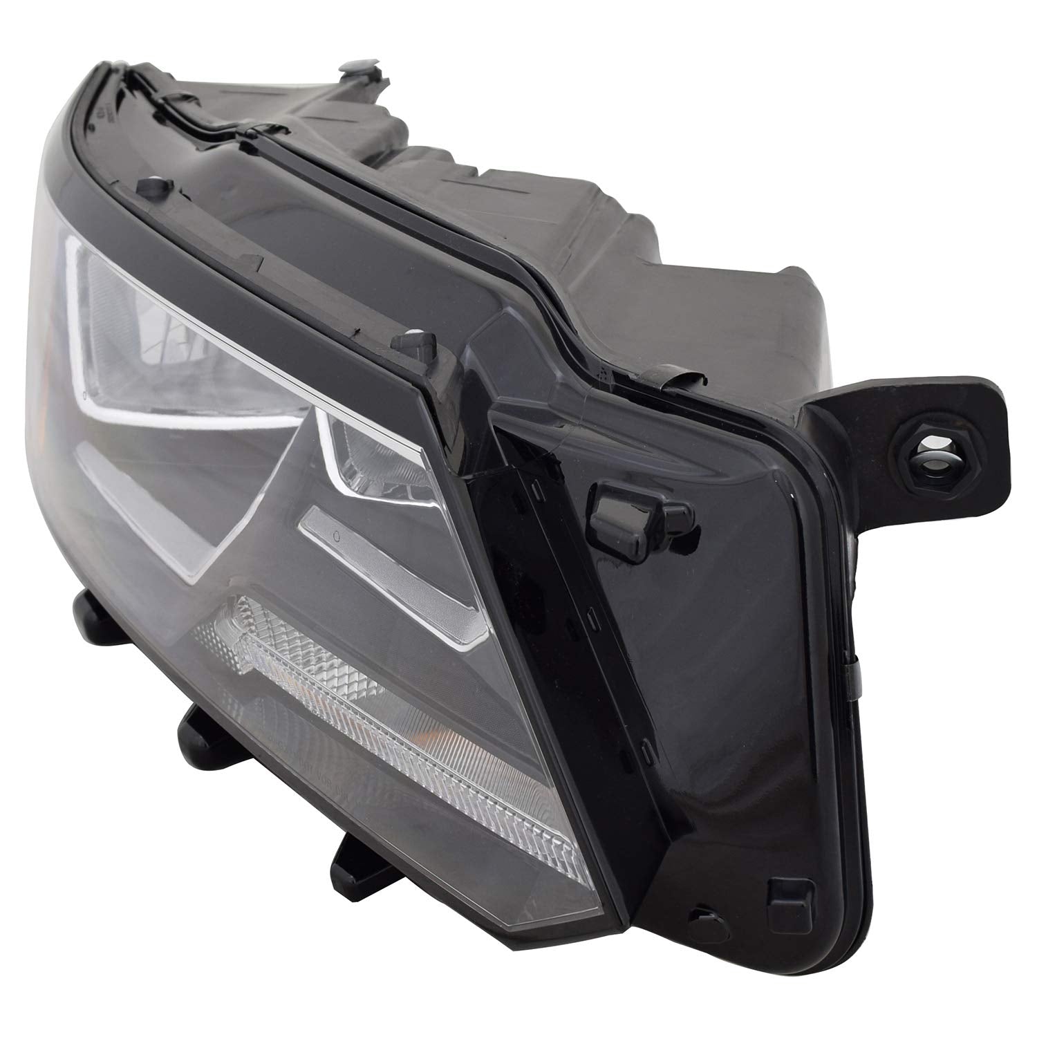 Right TYC Headlight Assembly Compatible with 2016-2019 Volkswagen Passat
