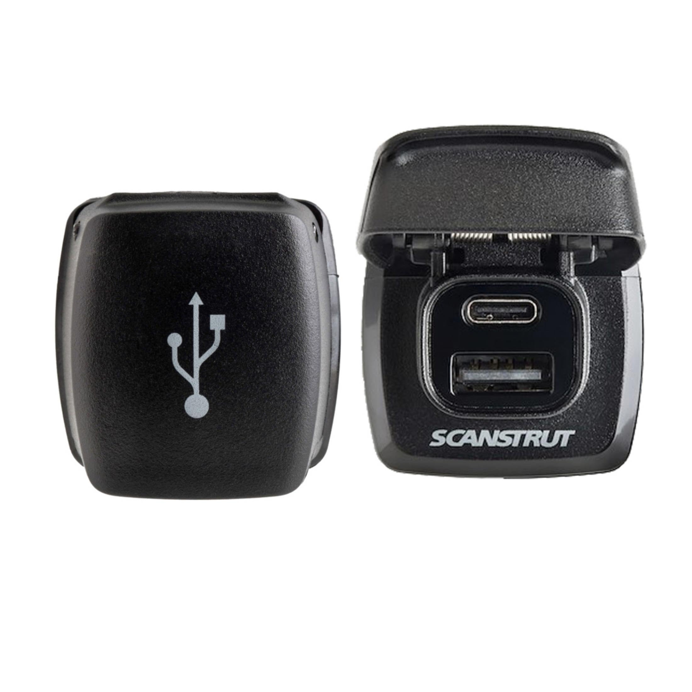 Flip Pro Scanstrut Fast Charge Dual USB Socket