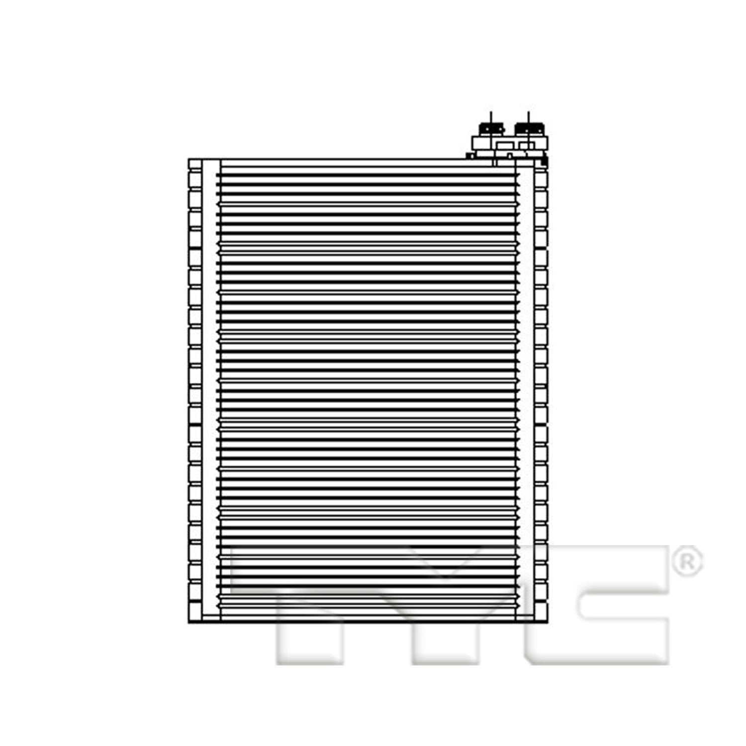 Replacement TYC 97214 Evaporator