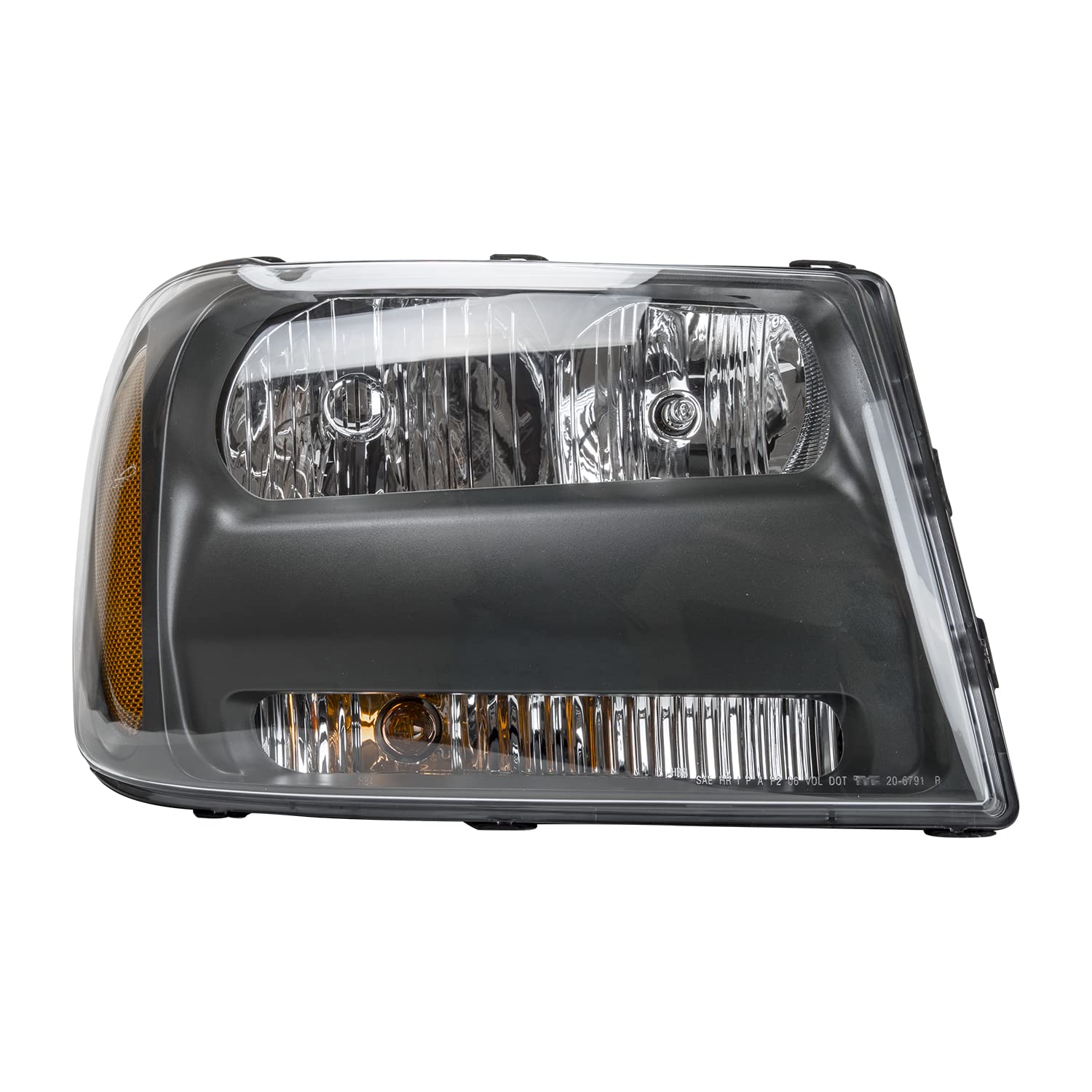 Right TYC Headlight Assembly Compatible with 2006-2009 Chevrolet Trail Blazer