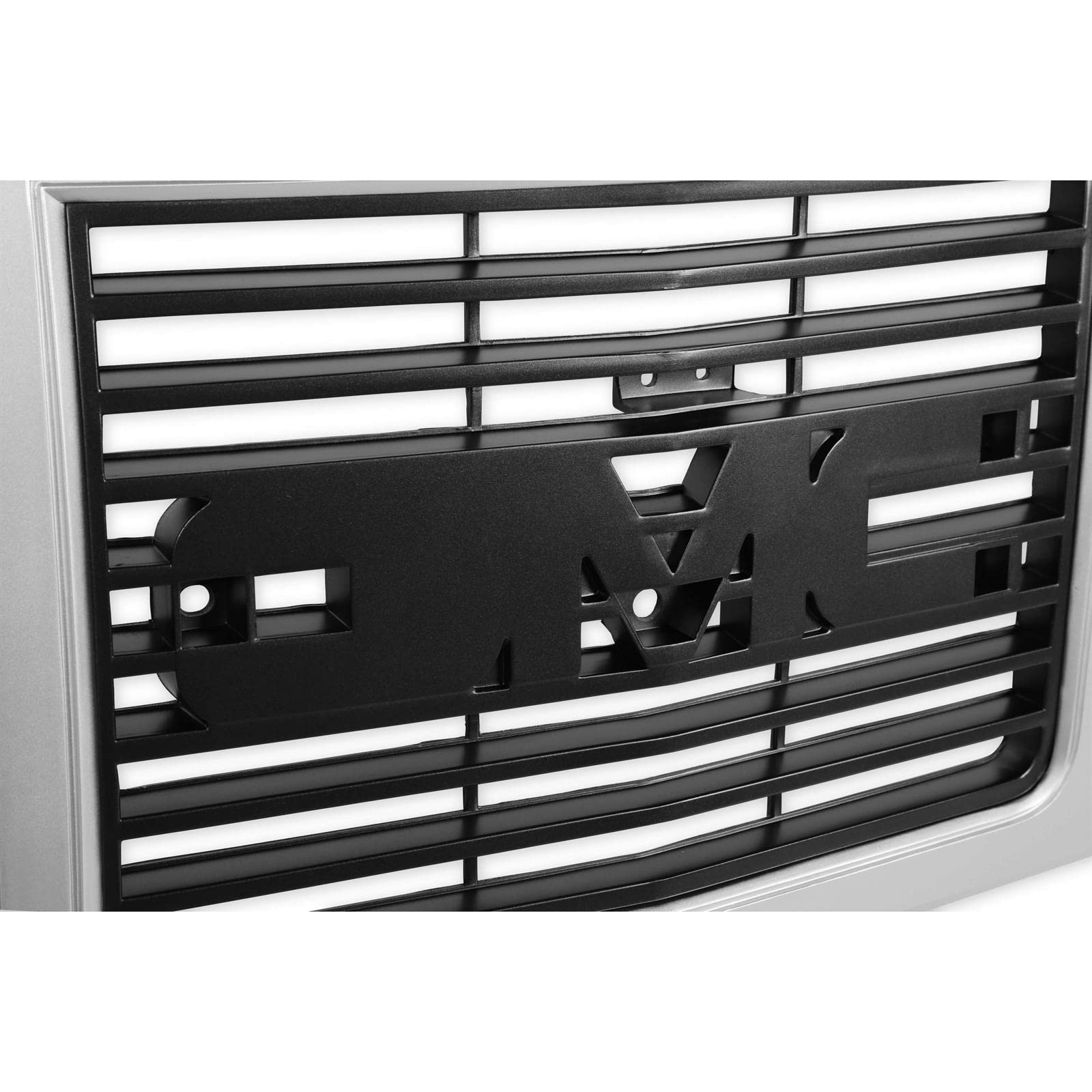 GMC Grille Holley 04-367, Single Headlight, Silver 88-93 GMT400