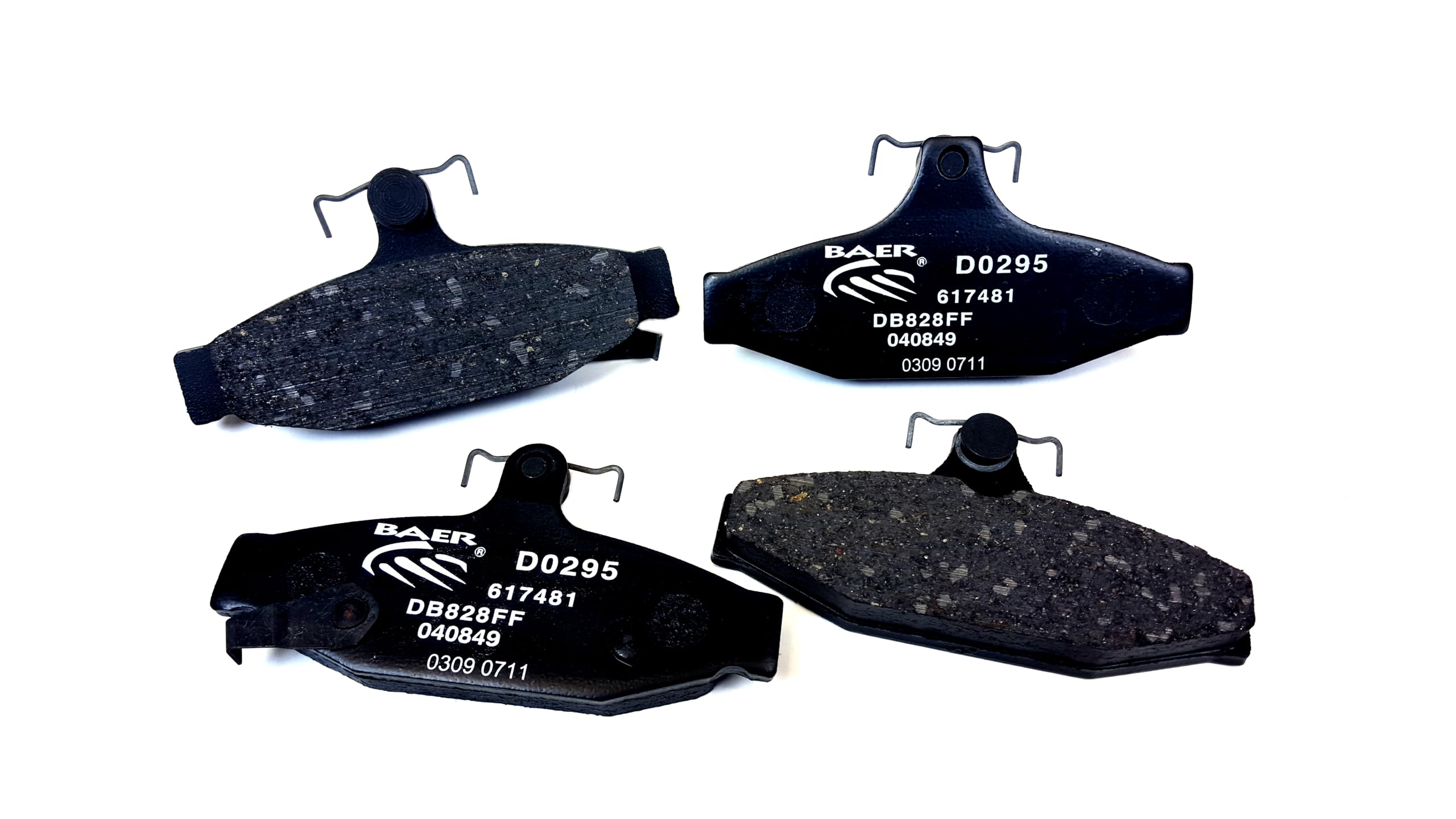 Rear Baer Brakes D0295 Claw Brake Pads