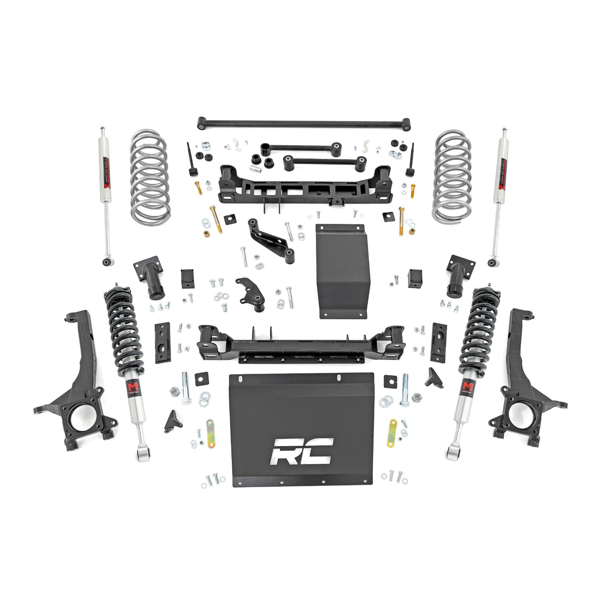 6" Rough Country Suspension Lift Kit w/M1 Struts & M1 Rear Shocks for Toyota 4Runner (2015-2020) - Performance M1 Struts with M1 Shock Absorbers