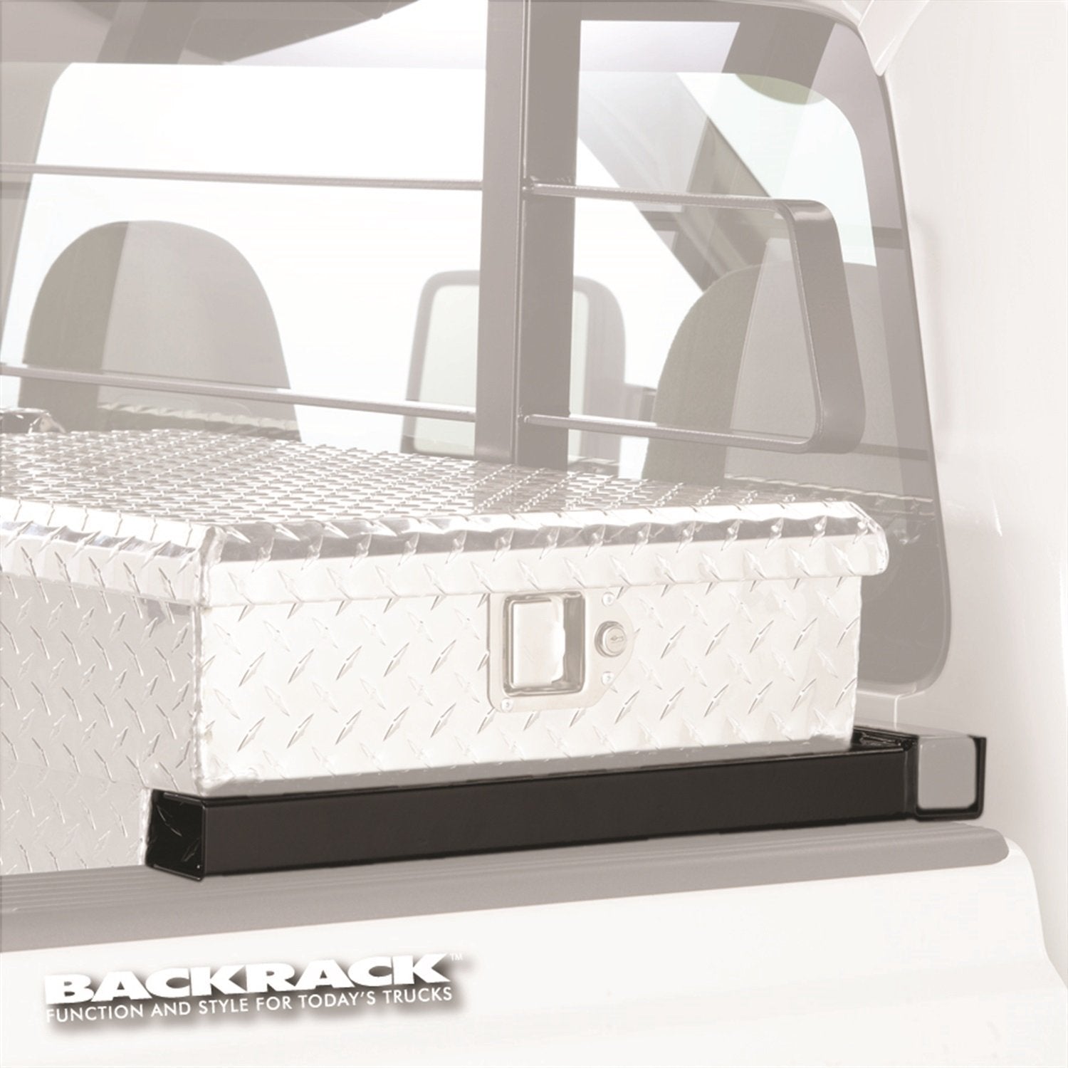 BACKRACK RealTruck 21" Toolbox Bracket | Black, No Drill | 91012 | 1997-2003 Ford F-150 excludes Super Crew