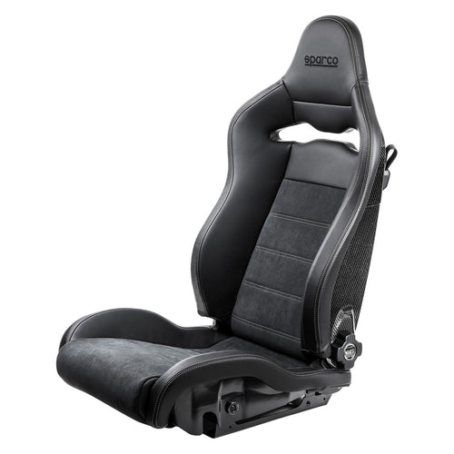Black, Grey Sparco 00974ZGLNRGRSX Seat (SPX Special Edition with Gloss Carbon Shell - Left), 1 Pack